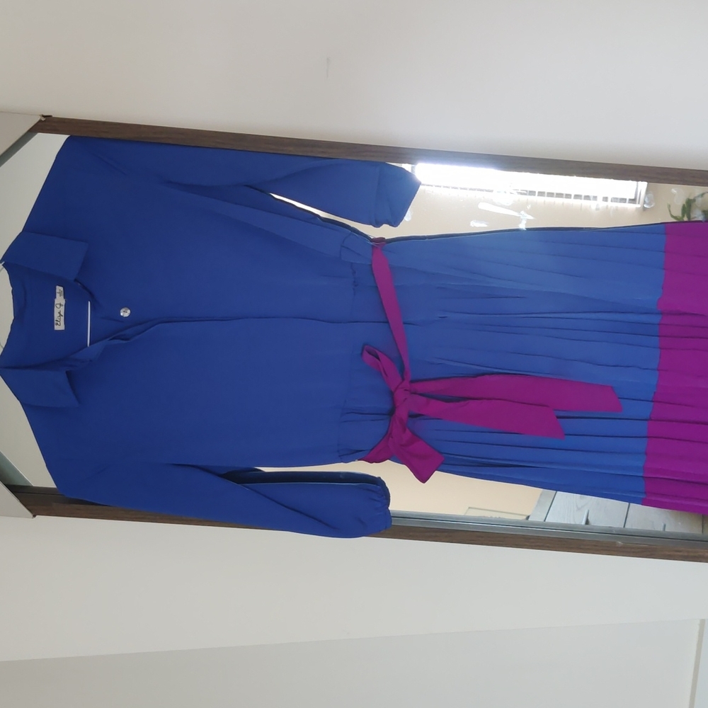Eliza J color block dress